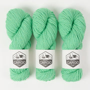 West Wool CARGO COLLAGE SWEATER - MINTY Merino wool Chunky green Westknits Kits