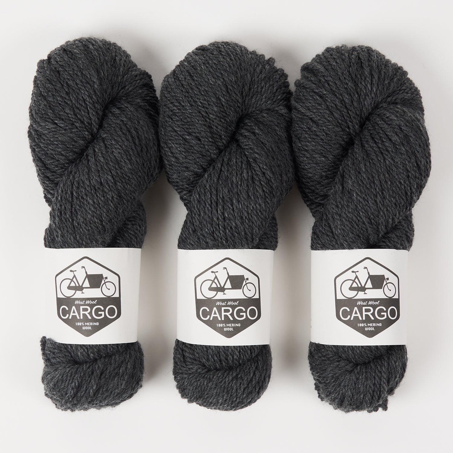 West Wool CARGO - MOUSE Merino wool Chunky grey Yarn