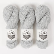 West Wool CARGO - PEBBLE Merino wool Chunky grey Yarn