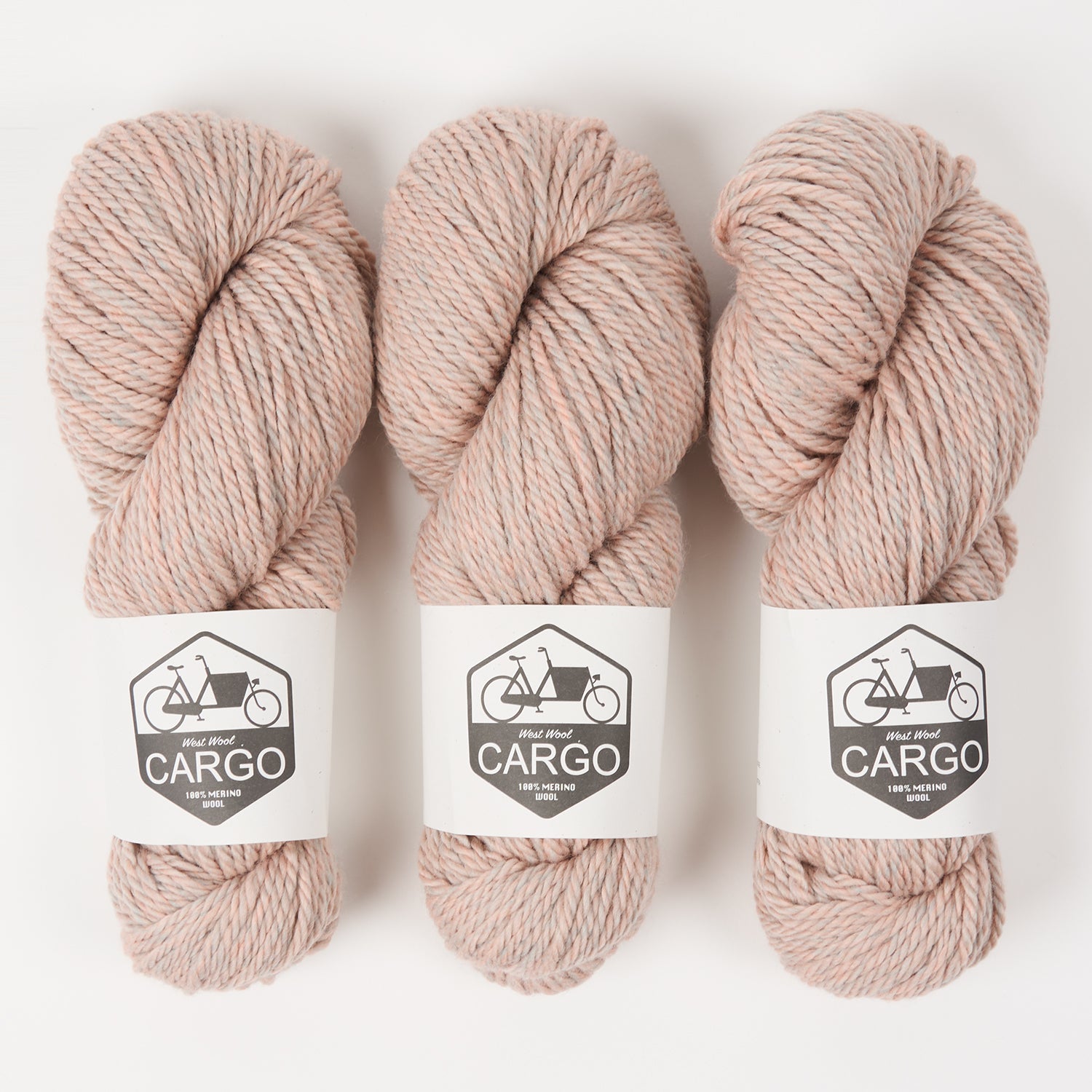 West Wool CARGO - SEASHELL Merino wool Chunky beige cream Yarn