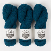 West Wool CARGO COLLAGE SWEATER - ZANDVOORT Merino wool Chunky blue Westknits Kits