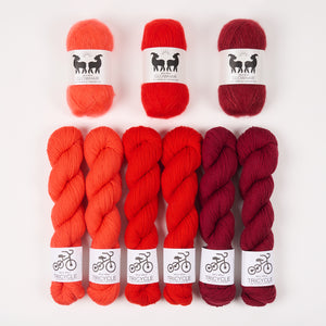 WESTKNITS KIT - BERRY FROST