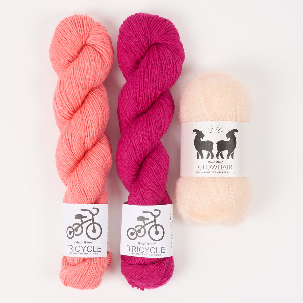 WESTKNITS KIT - BRIGHT PEACH