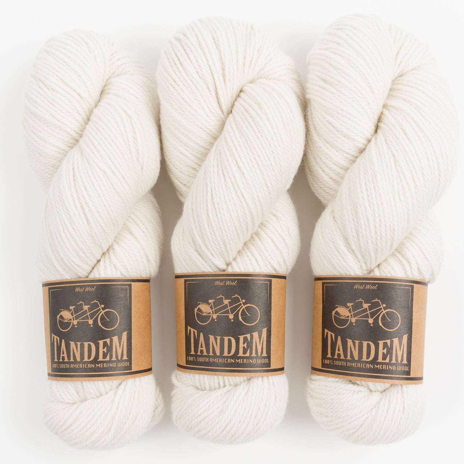 West Wool DUSTLAND BLANKET - BIRCH TREE Merino wool DK white Westknits Kits