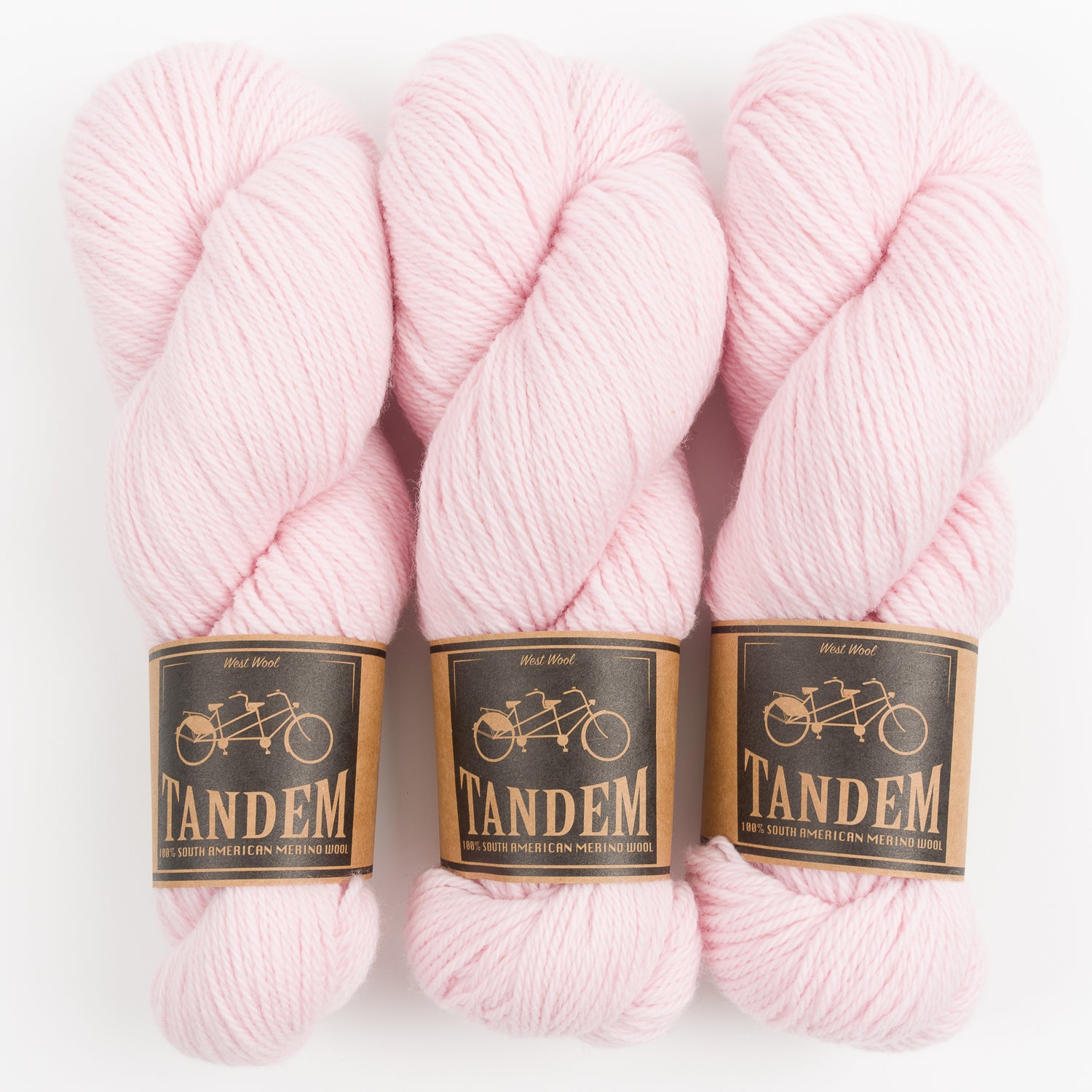 West Wool DUSTLAND BLANKET - POWDER Merino wool DK pink Westknits Kits