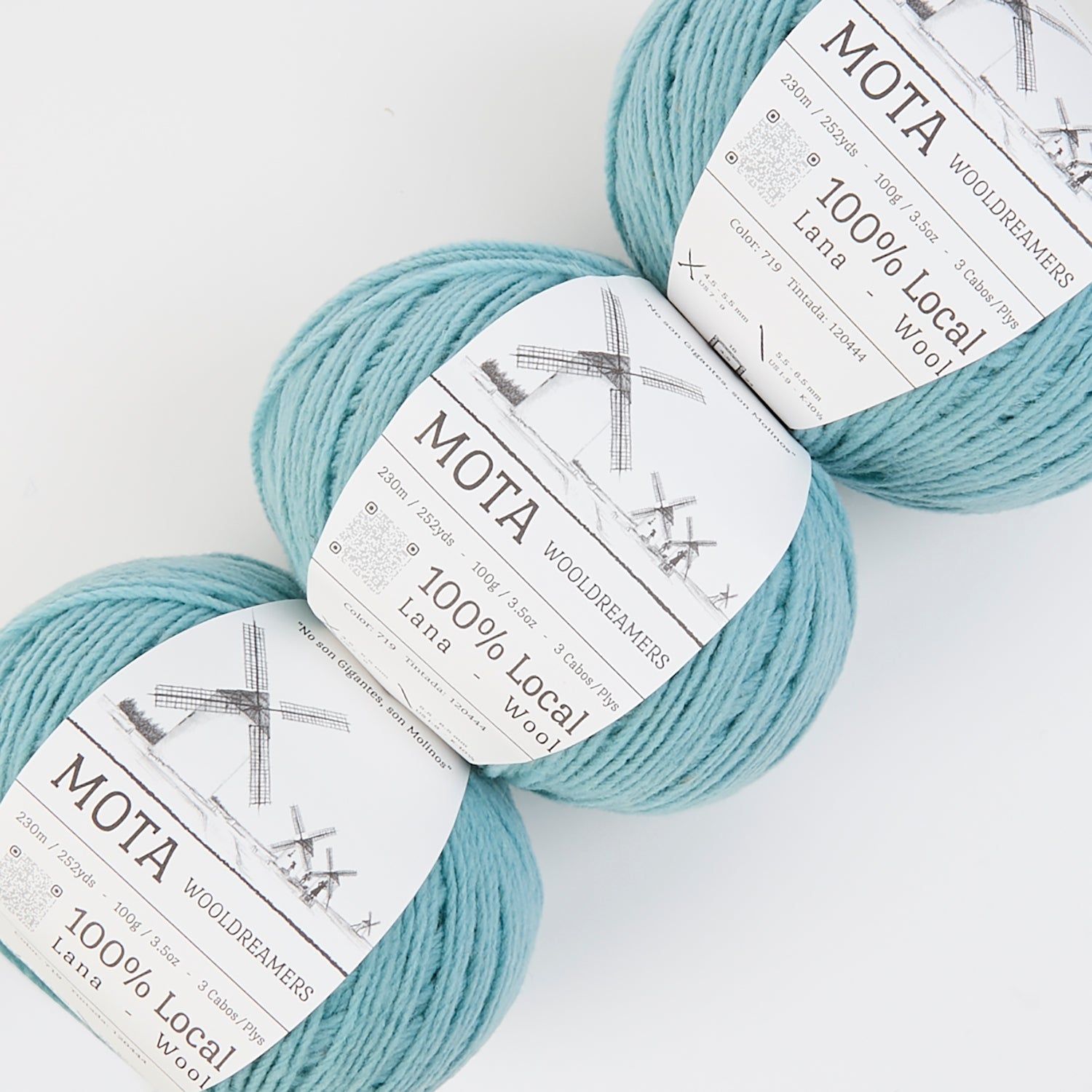Wool Dreamers MOTA - 719 TURQUOISE Wool DK turquoise Yarn