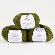 Wool Cotton - Army 7833