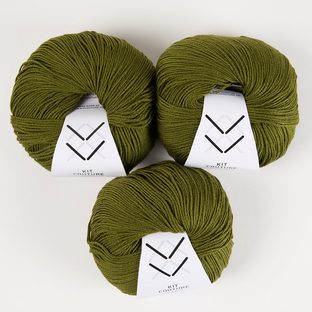 Wool Cotton - Army 7833