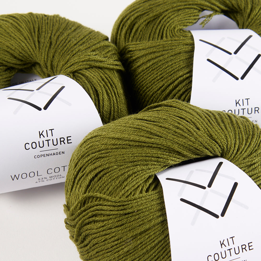 Wool Cotton - Army 7833
