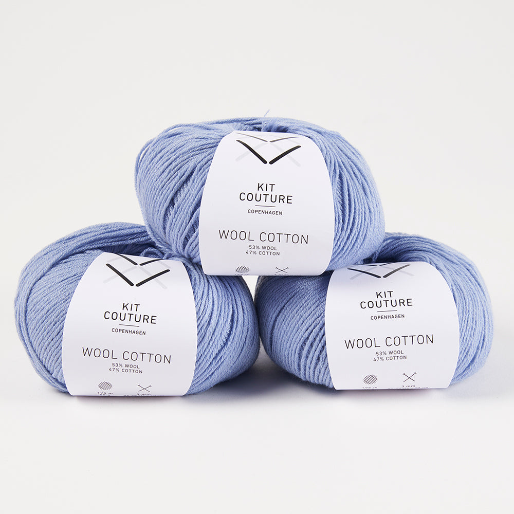Wool Cotton - Blue Violet 7836