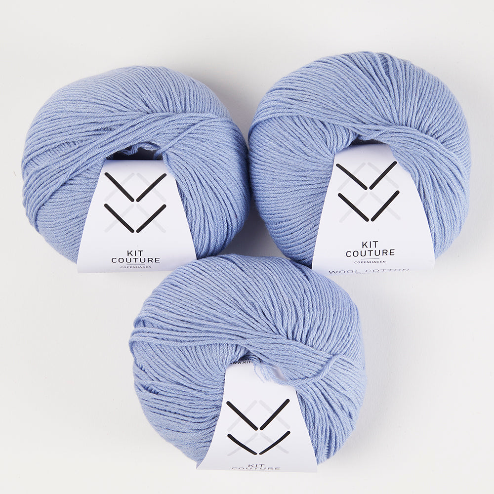 Wool Cotton - Blue Violet 7836