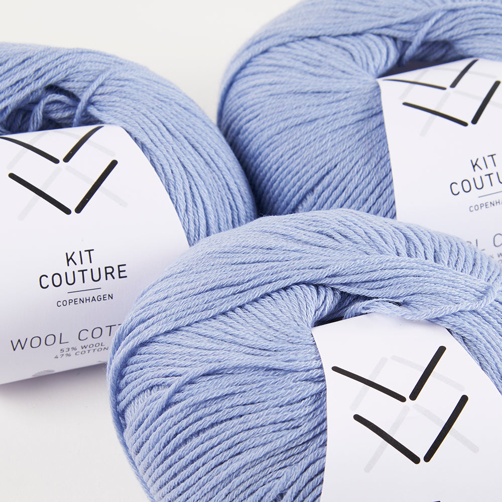 Wool Cotton - Blue Violet 7836