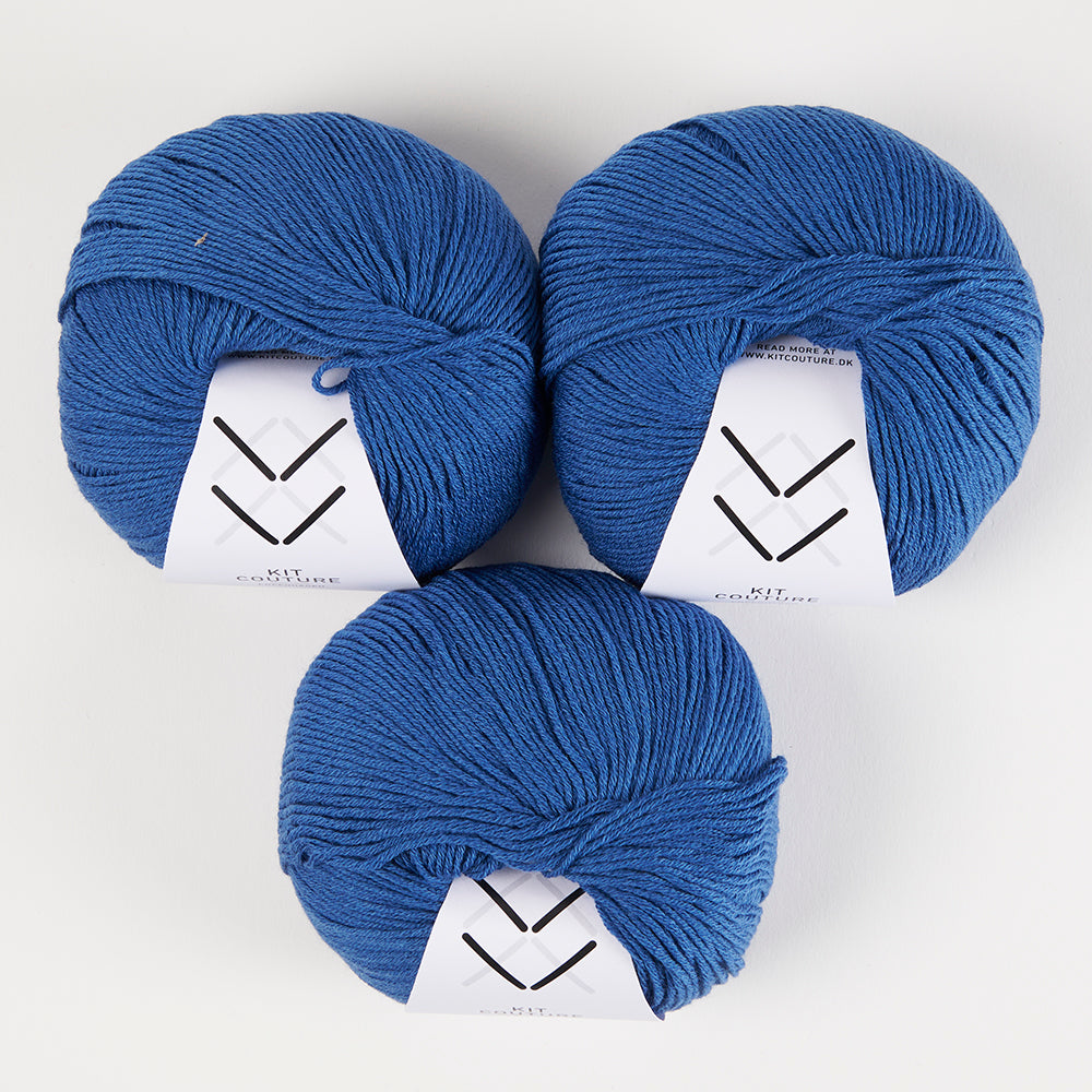 Wool Cotton - Blue 7852