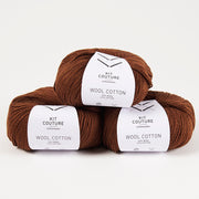 Wool Cotton - Chocolate 7830