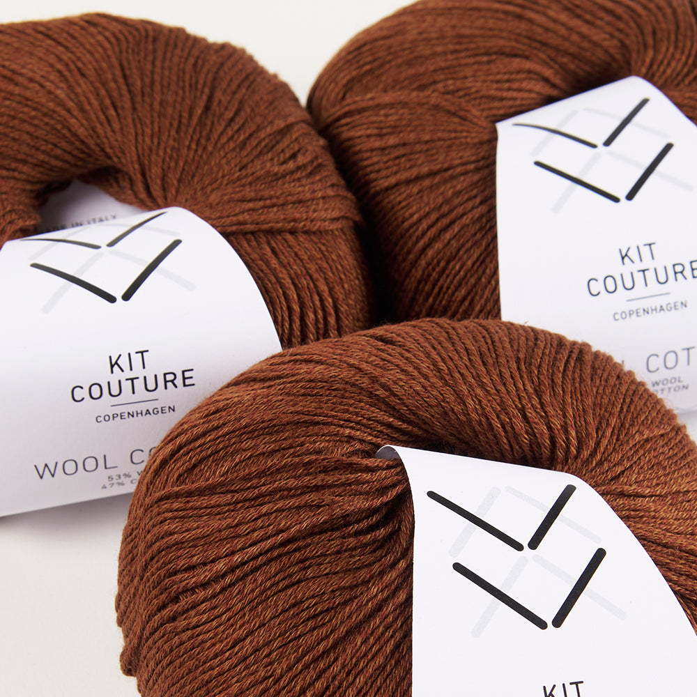 Wool Cotton - Chocolate 7830