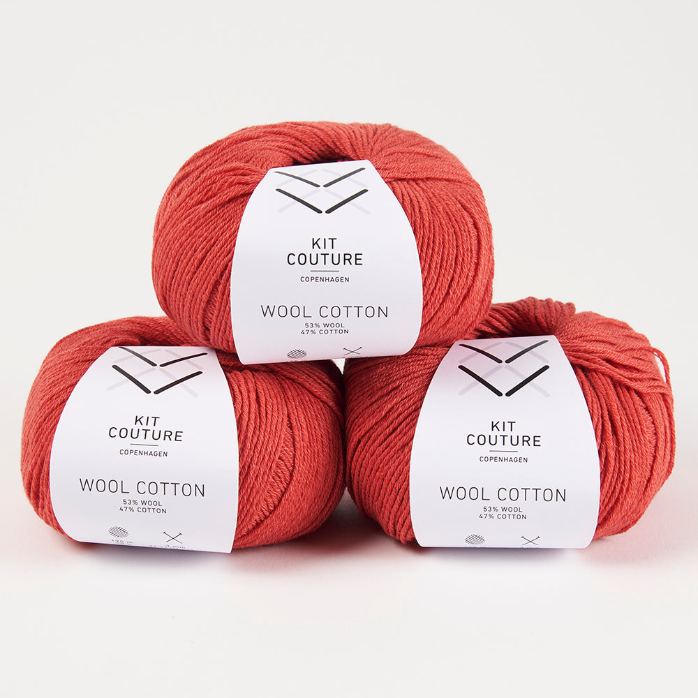 Wool Cotton - Cinnober Red 7846