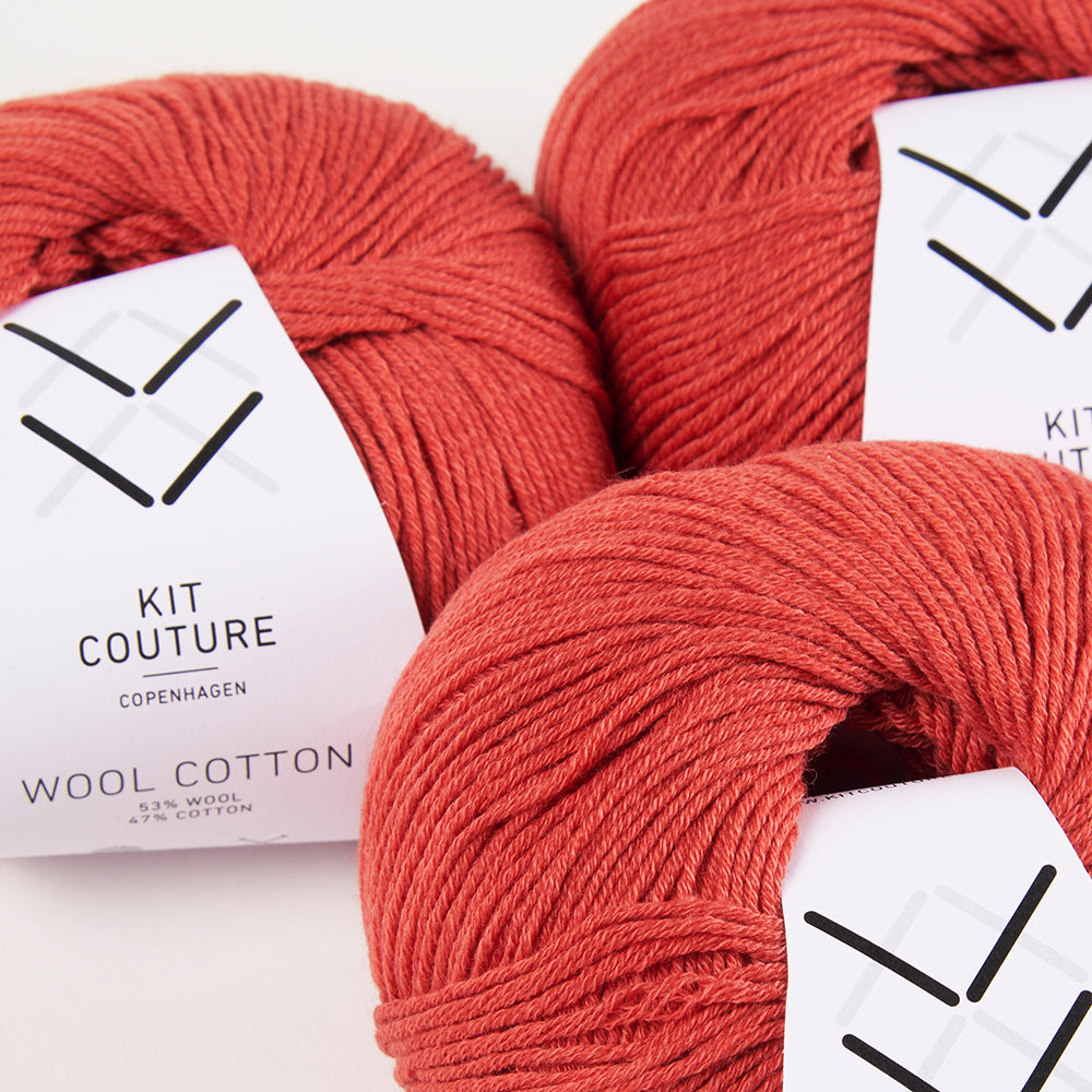 Wool Cotton - Cinnober Red 7846