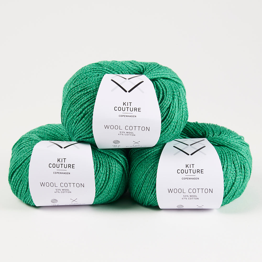 Wool Cotton - Green 7853