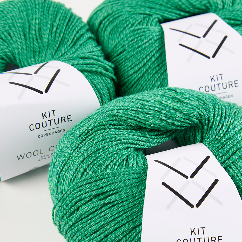 Wool Cotton - Green 7853