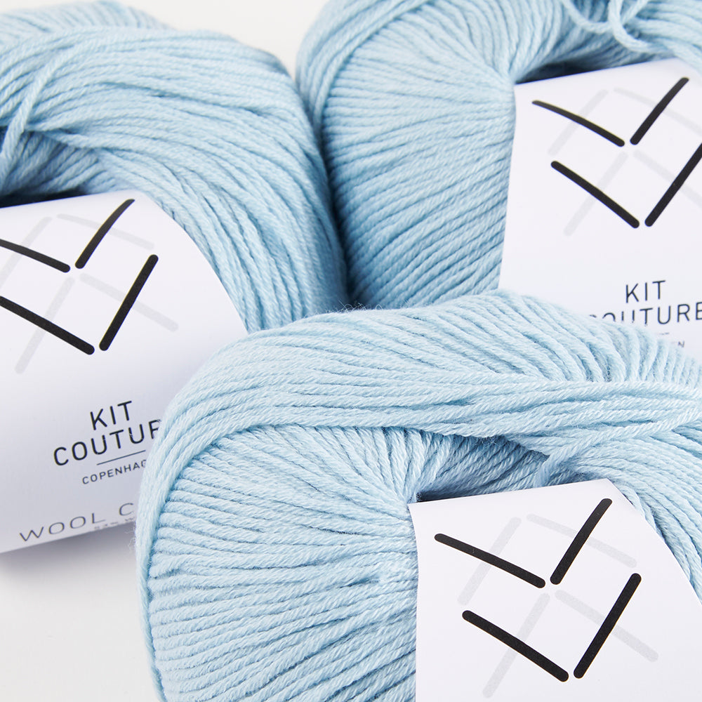 Wool Cotton - Light Blue 3566