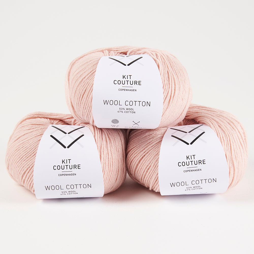 Wool Cotton - Light Blush 7848