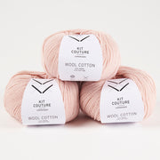Wool Cotton - Light Blush 7848