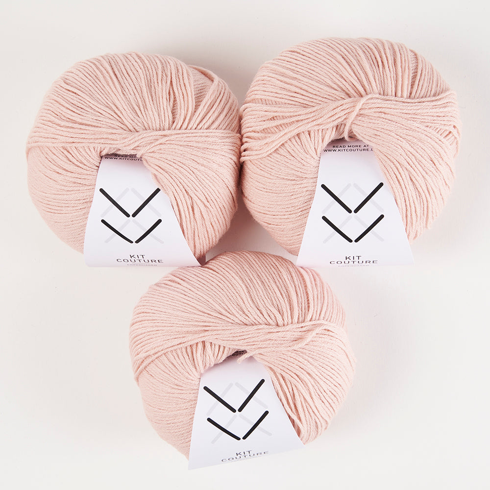 Wool Cotton - Light Blush 7848