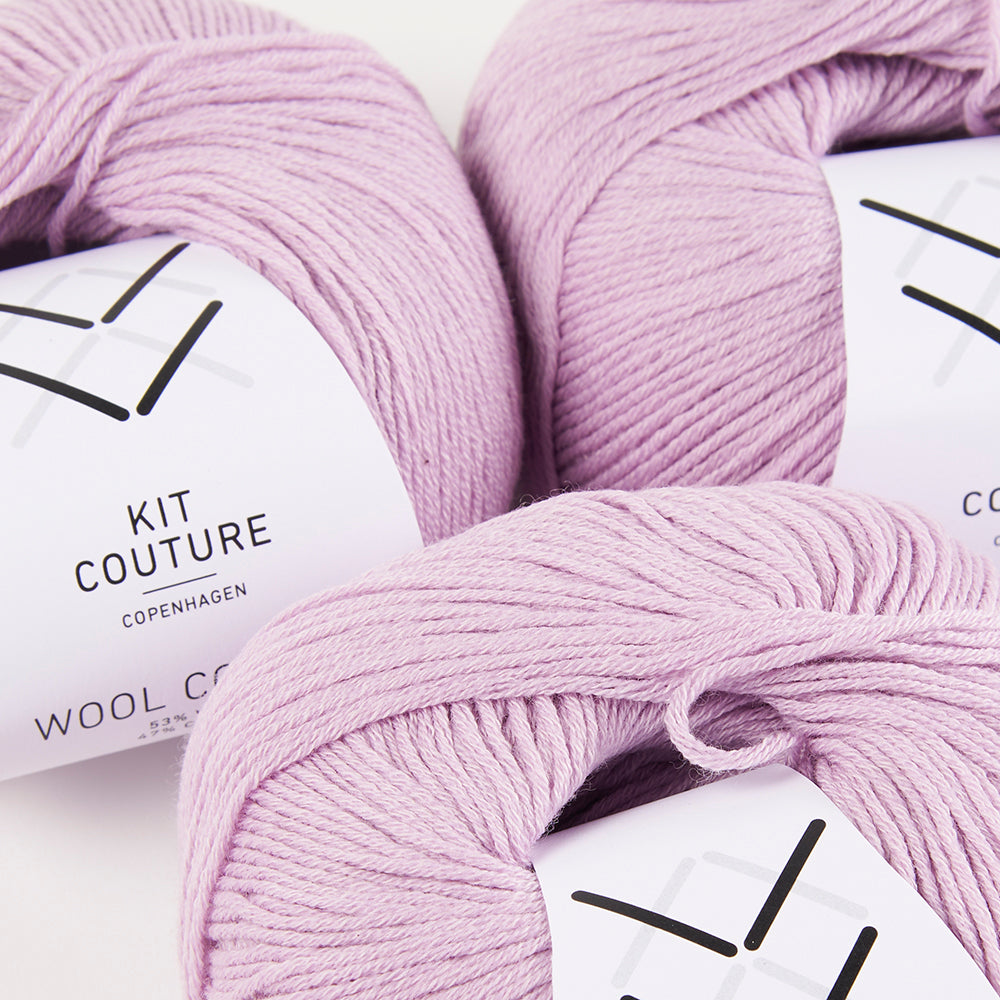 Wool Cotton - Light Lilac 7849