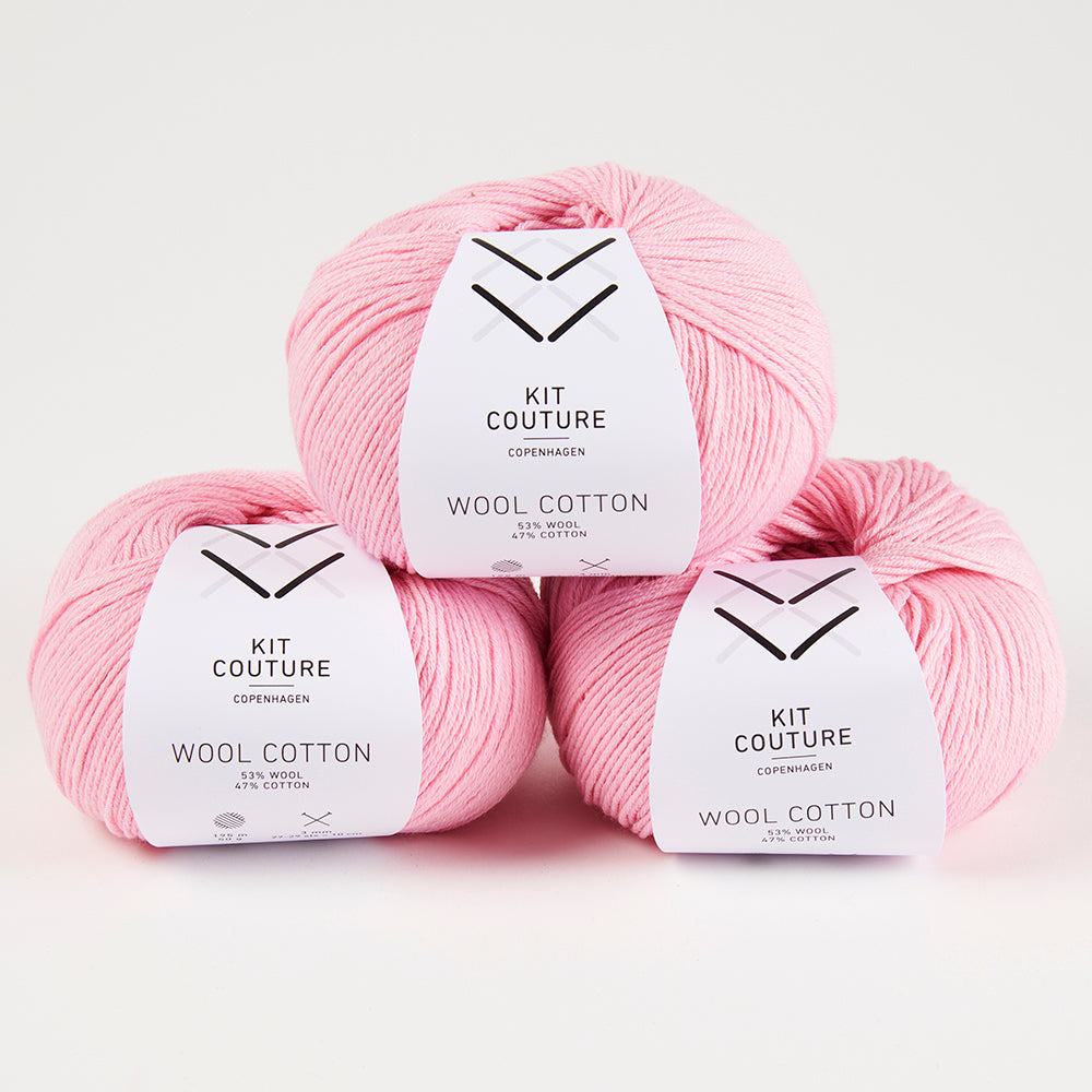 Wool Cotton - Light Pink 7845