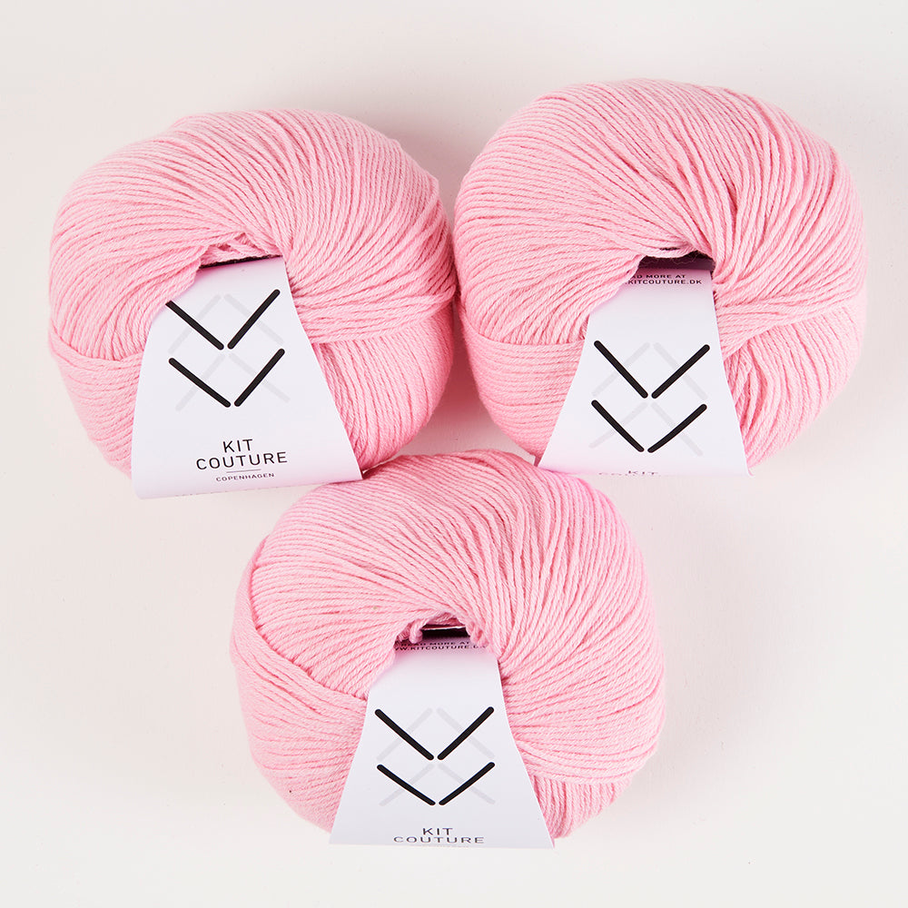 Wool Cotton - Light Pink 7845