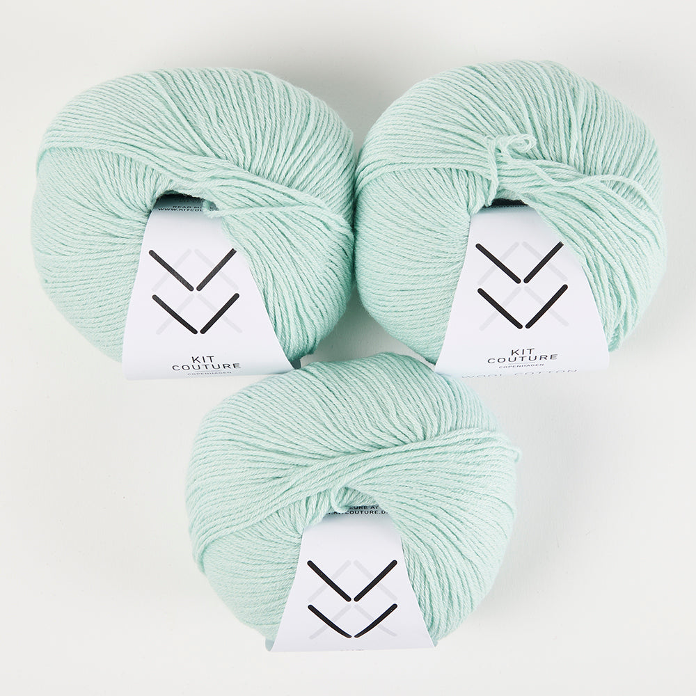 Wool Cotton - Mint 7855