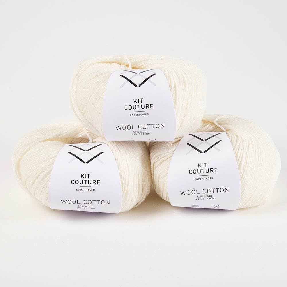 Wool Cotton - Off White 7827