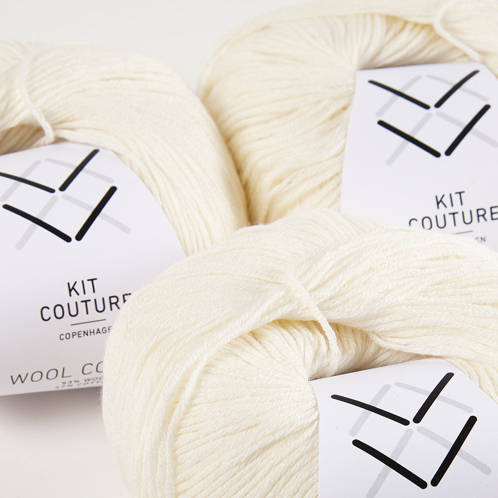 Wool Cotton - Off White 7827