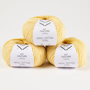 Wool Cotton - Pastel Yellow 3567