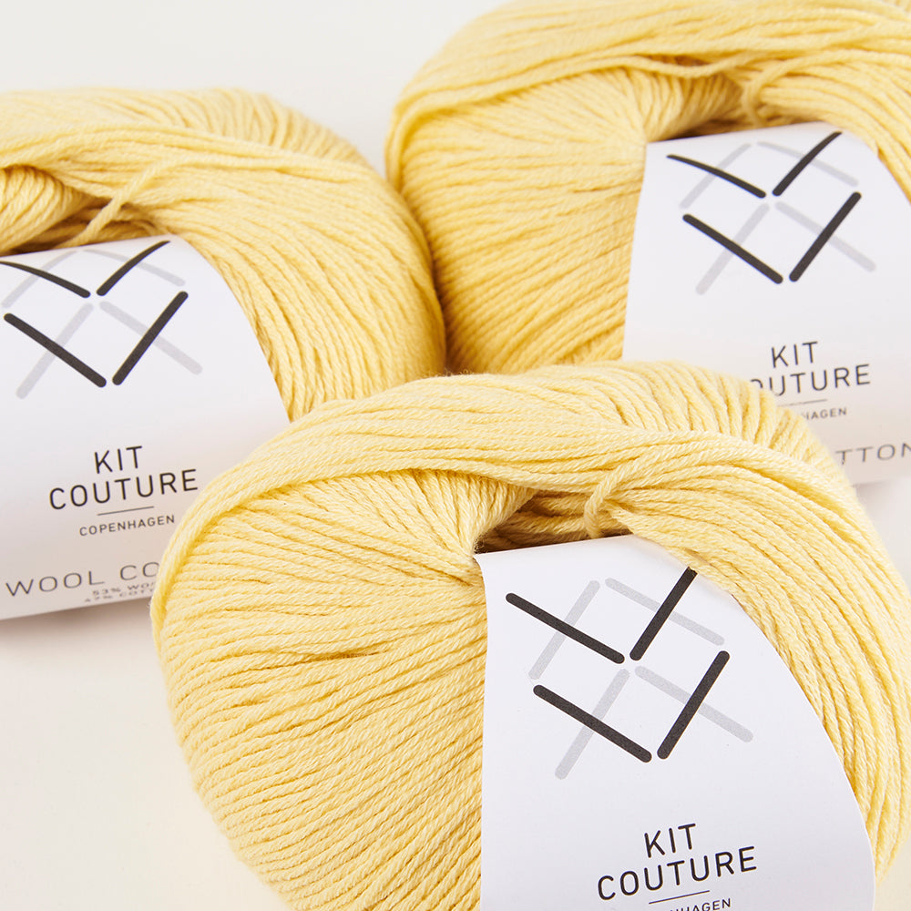 Wool Cotton - Pastel Yellow 3567