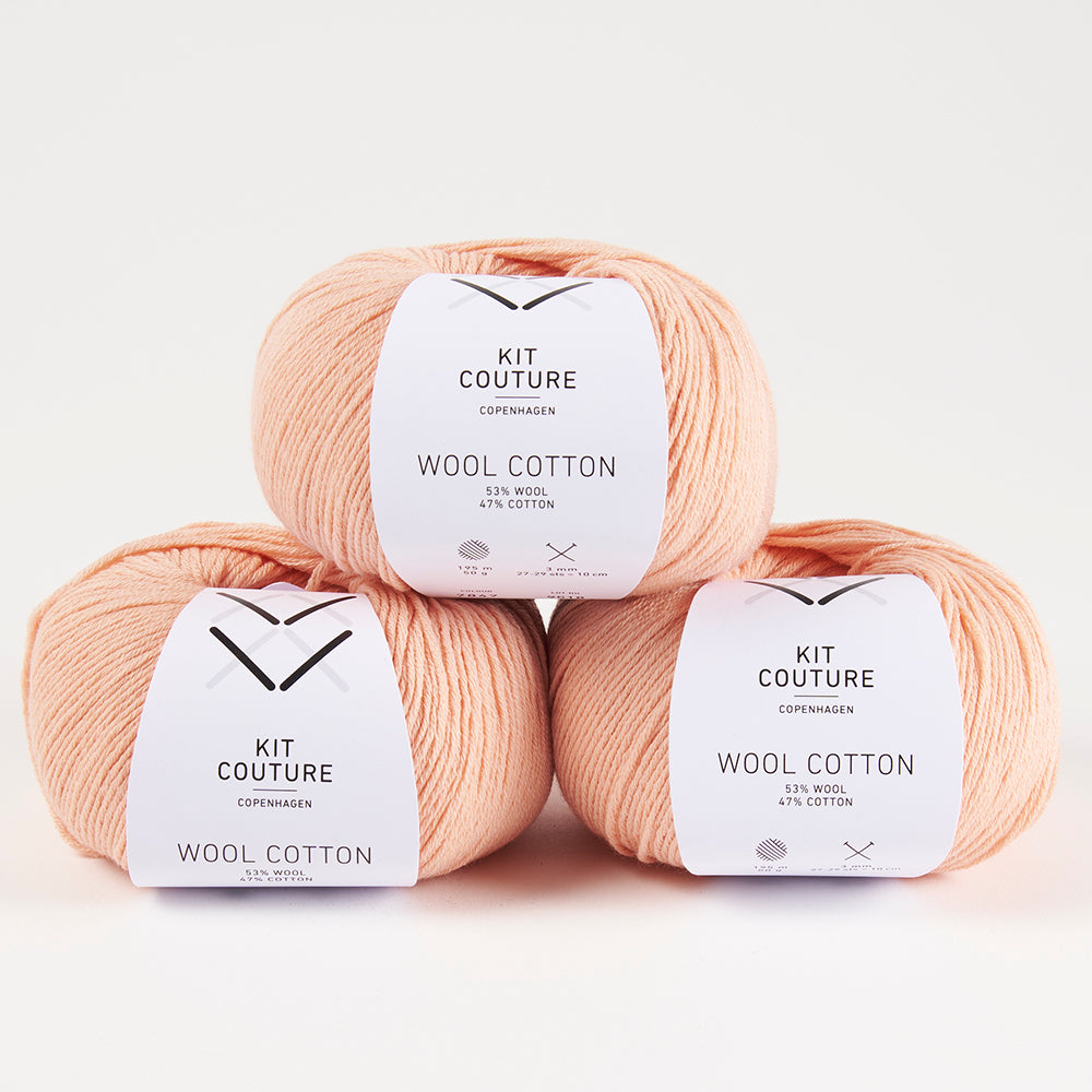 Wool Cotton - Peach 7847