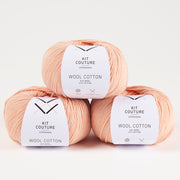 Wool Cotton - Peach 7847