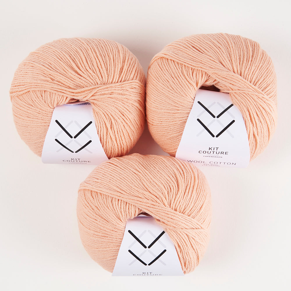 Wool Cotton - Peach 7847