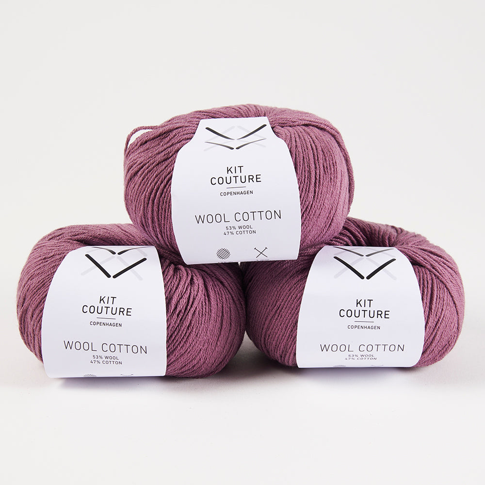 Wool Cotton - Plum 7842