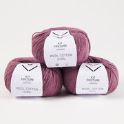 Wool Cotton - Plum 7842