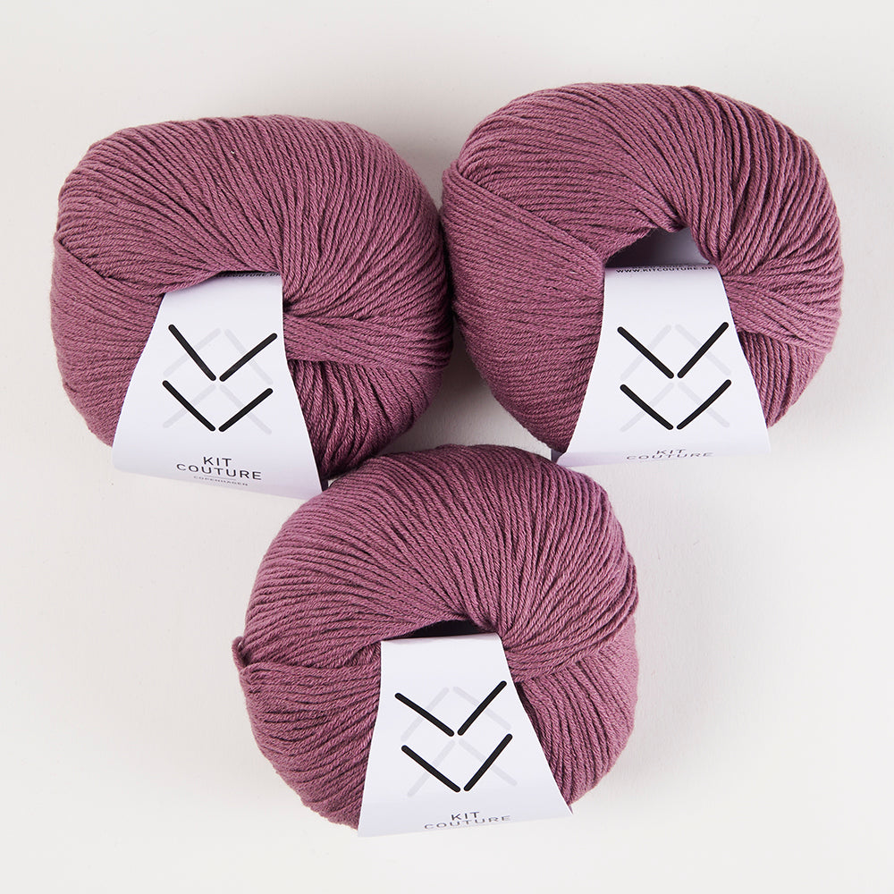 Wool Cotton - Plum 7842