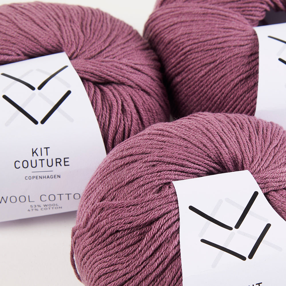 Wool Cotton - Plum 7842