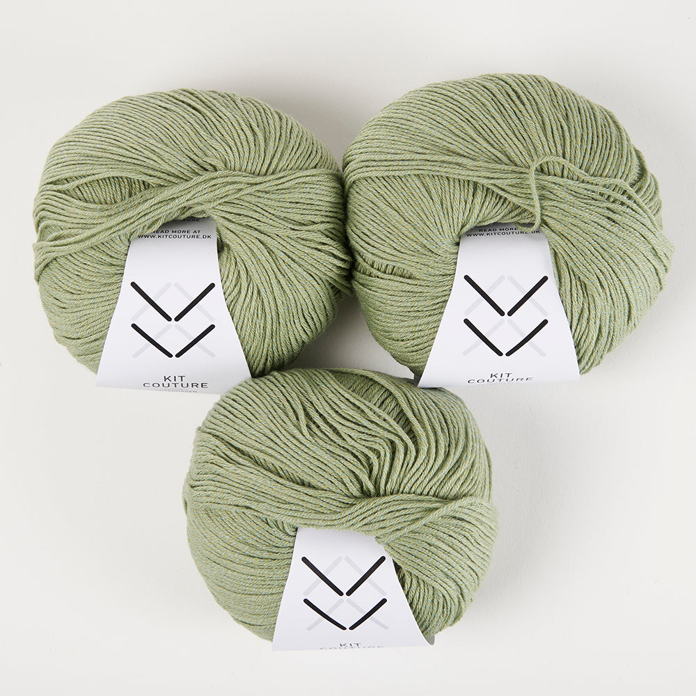 Wool Cotton - Sage 3564