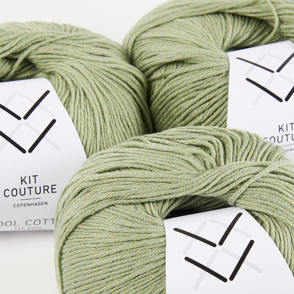 Wool Cotton - Sage 3564