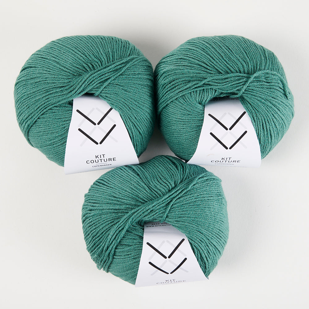 Wool Cotton - Sea Green 7835