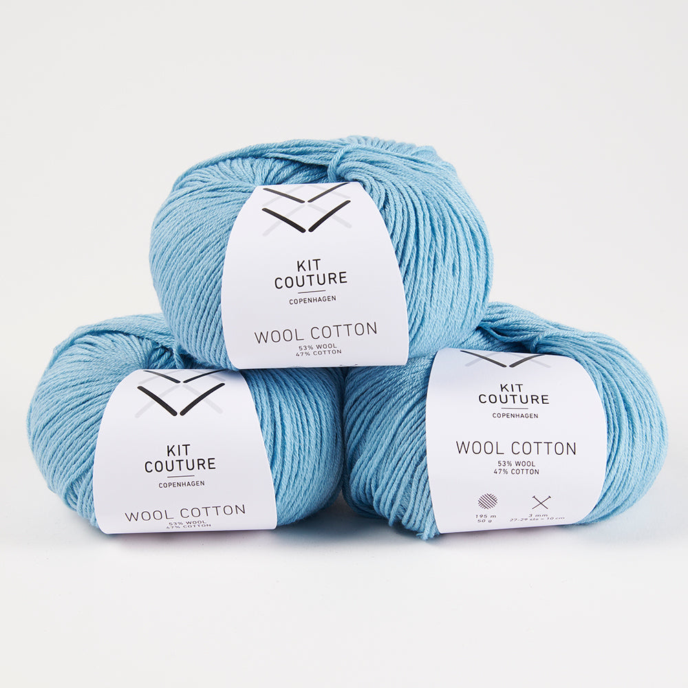 Wool Cotton - Sky Blue 7838