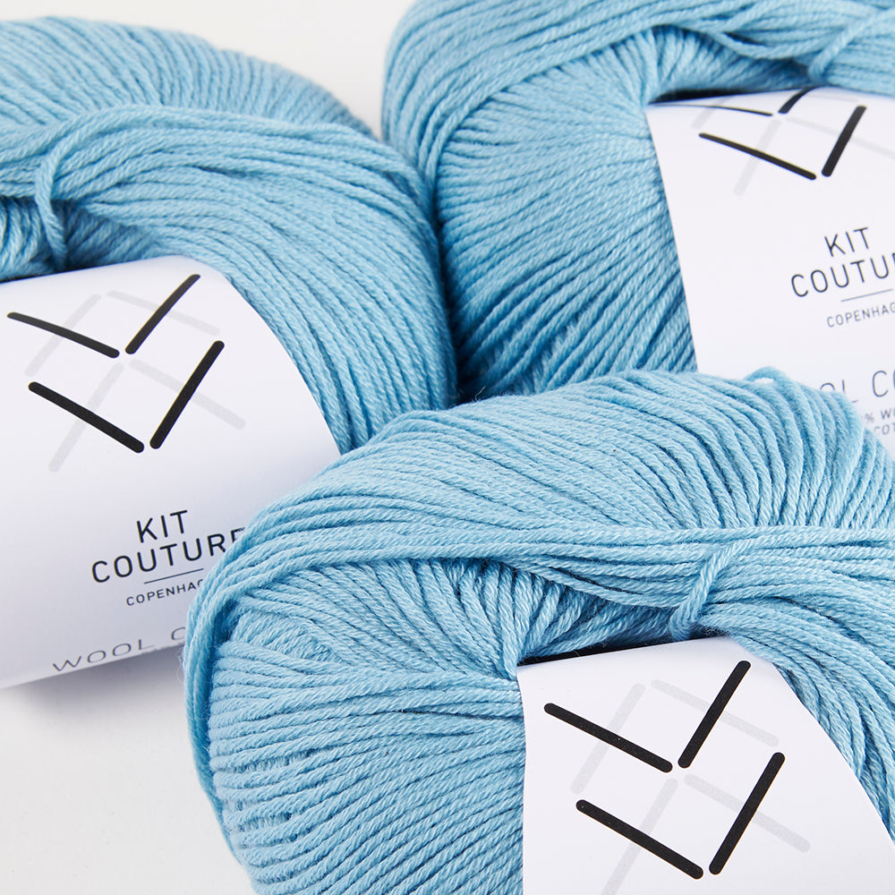 Wool Cotton - Sky Blue 7838