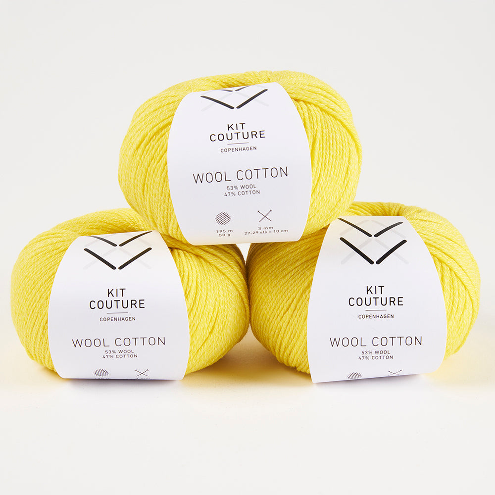 Wool Cotton - Yellow 7856