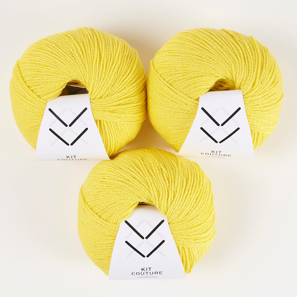 Wool Cotton - Yellow 7856