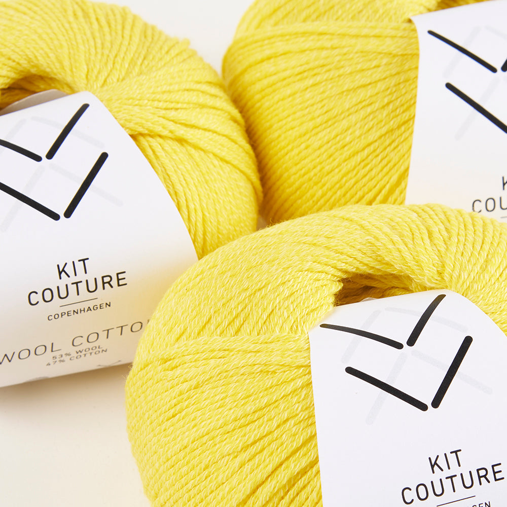 Wool Cotton - Yellow 7856